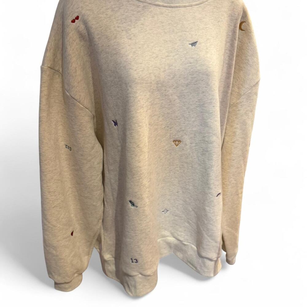 Mojo Provo Taylor Swift Inspired Embroidered Crewneck Sweatshirt - Size 3X